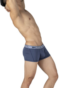 Private Structure PBUT4379 Bamboo Mid Waist Trunks Color Citadel Blue