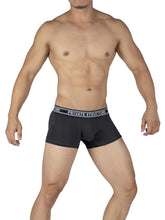 Load image into Gallery viewer, Private Structure PBUT4379 Bamboo Mid Waist Trunks Color Raven Black