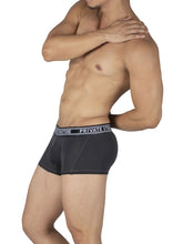Load image into Gallery viewer, Private Structure PBUT4379 Bamboo Mid Waist Trunks Color Raven Black