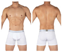 Load image into Gallery viewer, Private Structure PBUT4380 Bamboo Mid Waist Boxer Briefs Color Bright White
