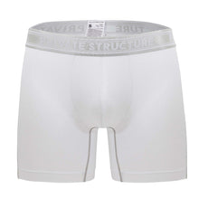 Load image into Gallery viewer, Private Structure PBUT4380 Bamboo Mid Waist Boxer Briefs Color Bright White