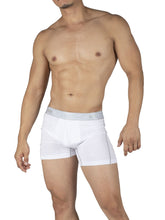 Load image into Gallery viewer, Private Structure PBUT4380 Bamboo Mid Waist Boxer Briefs Color Bright White