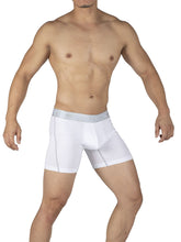 Load image into Gallery viewer, Private Structure PBUT4380 Bamboo Mid Waist Boxer Briefs Color Bright White