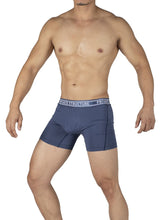 Load image into Gallery viewer, Private Structure PBUT4380 Bamboo Mid Waist Boxer Briefs Color Citadel Blue