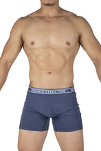 Load image into Gallery viewer, Private Structure PBUT4380 Bamboo Mid Waist Boxer Briefs Color Citadel Blue