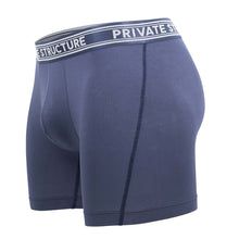 Load image into Gallery viewer, Private Structure PBUT4380 Bamboo Mid Waist Boxer Briefs Color Citadel Blue