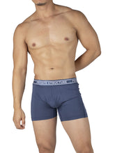 Load image into Gallery viewer, Private Structure PBUT4380 Bamboo Mid Waist Boxer Briefs Color Citadel Blue