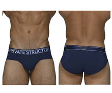 Load image into Gallery viewer, Private Structure PBUZ3748 Platinum Bamboo Briefs Color Midnight Navy