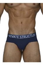 Load image into Gallery viewer, Private Structure PBUZ3748 Platinum Bamboo Briefs Color Midnight Navy