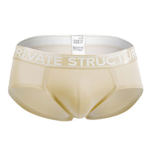 Load image into Gallery viewer, Private Structure PBUZ3748 Platinum Bamboo Briefs Color Pale Khaki