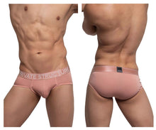 Load image into Gallery viewer, Private Structure PBUZ3748 Platinum Bamboo Contour Briefs Color Peach Beige