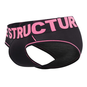 Private Structure PMUX4181 Modality Mini Briefs Color Black-Magenta