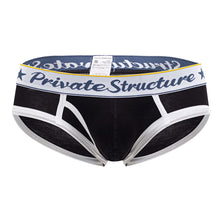 Load image into Gallery viewer, Private Structure SCUS4529 Classic Mid Waist Mini Briefs Color Black
