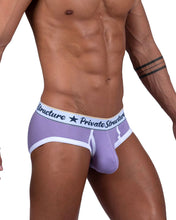 Load image into Gallery viewer, Private Structure SCUS4529 Classic Mid Waist Mini Briefs Color Purple