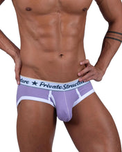 Load image into Gallery viewer, Private Structure SCUS4529 Classic Mid Waist Mini Briefs Color Purple