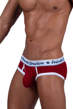 Load image into Gallery viewer, Private Structure SCUS4529 Classic Mid Waist Mini Briefs Color Red