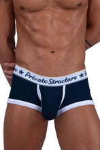 Load image into Gallery viewer, Private Structure SCUS4530 Classic Mid Waist Trunks Color Navy