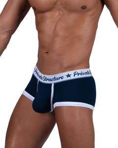 Private Structure SCUS4530 Classic Mid Waist Trunks Color Navy