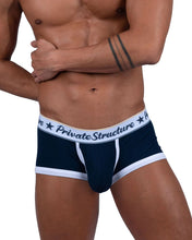 Load image into Gallery viewer, Private Structure SCUS4530 Classic Mid Waist Trunks Color Navy