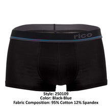 Load image into Gallery viewer, Rico 250109 3PK Brazilian Trunks Color Black-Blue