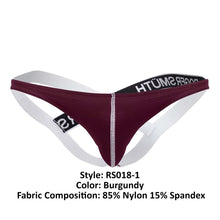 Load image into Gallery viewer, Roger Smuth RS018-1 Jockstrap Color Burgundy