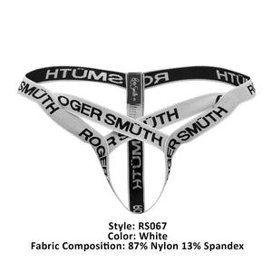 Roger Smuth RS067 Thongs Color White