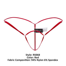 Load image into Gallery viewer, Roger Smuth RS068 Thongs Color Red