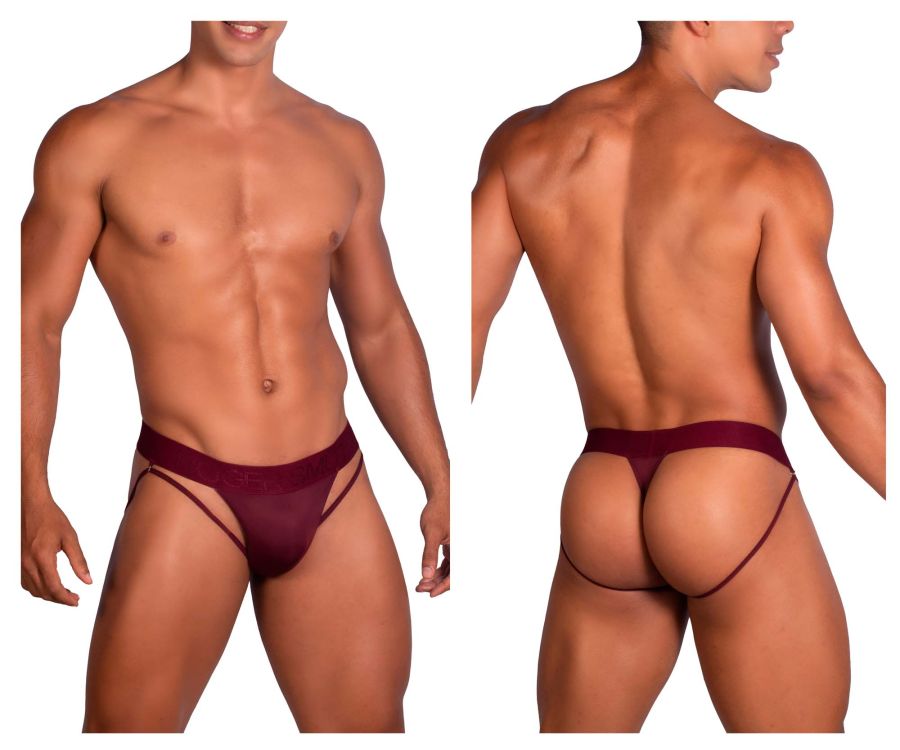 Roger Smuth RS077 Thongs Color Burgundy