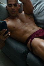 Load image into Gallery viewer, Roger Smuth RS088 Jock-Thong Color Burgundy