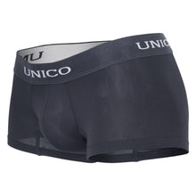 Load image into Gallery viewer, Unico 1200080396 (1212010010696) Boxer Briefs Asfalto Microfiber Color Gray