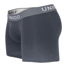 Load image into Gallery viewer, Unico 1200090196 (9612010020596) Boxer Briefs Asfalto Cotton Color Gray