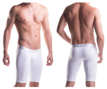 Load image into Gallery viewer, Unico 1200100300 (1212010030300) Boxer Briefs Cristalino Microfiber Color White