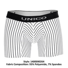 Load image into Gallery viewer, Unico 1400090264 (1410010020264) Boxer Briefs Timon Microfiber Color White