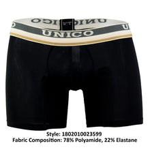 Load image into Gallery viewer, Unico 1802010023599 Boxer Briefs Visionario Color Black