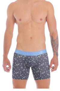 Unico 20070100234 Palm Tree Boxer Briefs Color 90-Blue