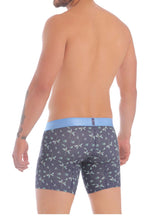 Load image into Gallery viewer, Unico 20070100234 Palm Tree Boxer Briefs Color 90-Blue