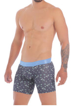 Load image into Gallery viewer, Unico 20070100234 Palm Tree Boxer Briefs Color 90-Blue