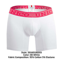 Load image into Gallery viewer, Unico 20160100203 Illusion Boxer Briefs Color 00-White