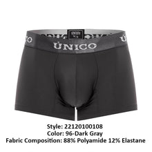 Load image into Gallery viewer, Unico 22120100108 Asfalto M22 Trunks Color 96-Dark Gray