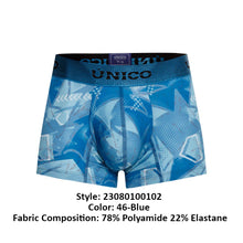 Load image into Gallery viewer, Unico 23080100102 Escantillon Trunks Color 46-Blue