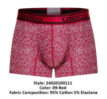 Load image into Gallery viewer, Unico 24020100111 Tallo Trunks Color 89-Red