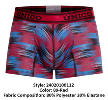 Load image into Gallery viewer, Unico 24020100112 Yute Trunks Color 89-Red