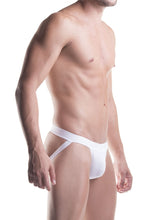 Load image into Gallery viewer, Unico 9610020100 (9612010120100) Jockstrap Cristalino Cotton Color White