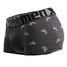 Load image into Gallery viewer, Xtremen 51437C Cycling Print Boxer Briefs Color Dark Gray