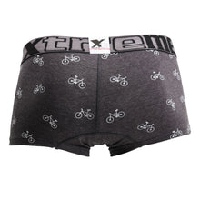 Load image into Gallery viewer, Xtremen 51437C Cycling Print Boxer Briefs Color Dark Gray