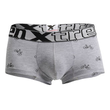 Load image into Gallery viewer, Xtremen 51437C Cycling Print Boxer Briefs Color Light Gray