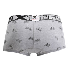 Load image into Gallery viewer, Xtremen 51437C Cycling Print Boxer Briefs Color Light Gray