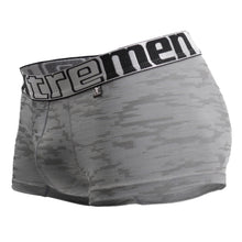 Load image into Gallery viewer, Xtremen 51443C Jacquard Camouflage Boxer Briefs Color Gray