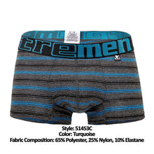 Load image into Gallery viewer, Xtremen 51453C Stripes Trunk Color Turquoise