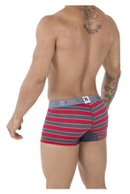 Load image into Gallery viewer, Xtremen 51475C Microfiber Athletic Trunks Color Red